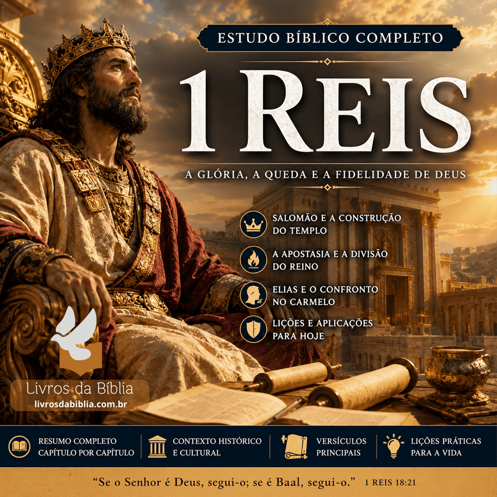 Livro de 1 Reis: estudo bíblico completo