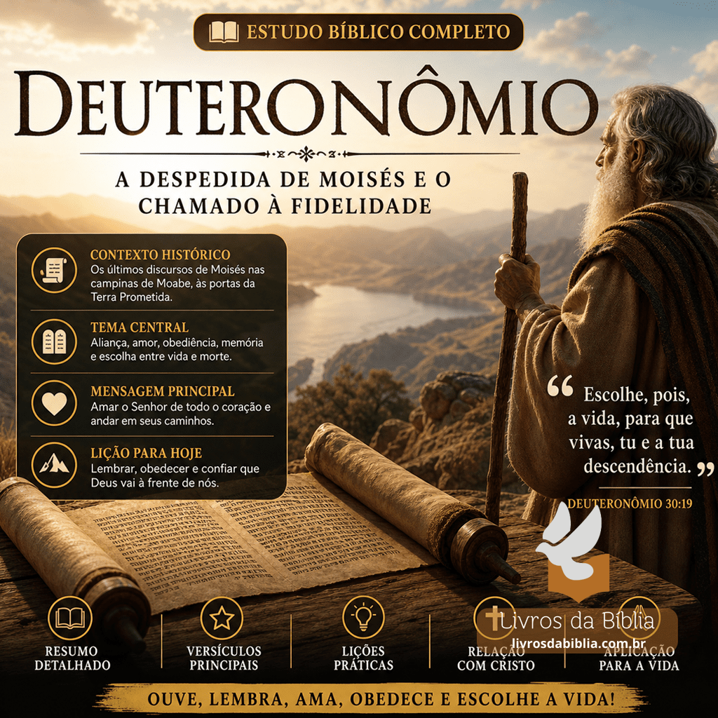 Livro de Deuteronômio: Estudo Bíblico Completo