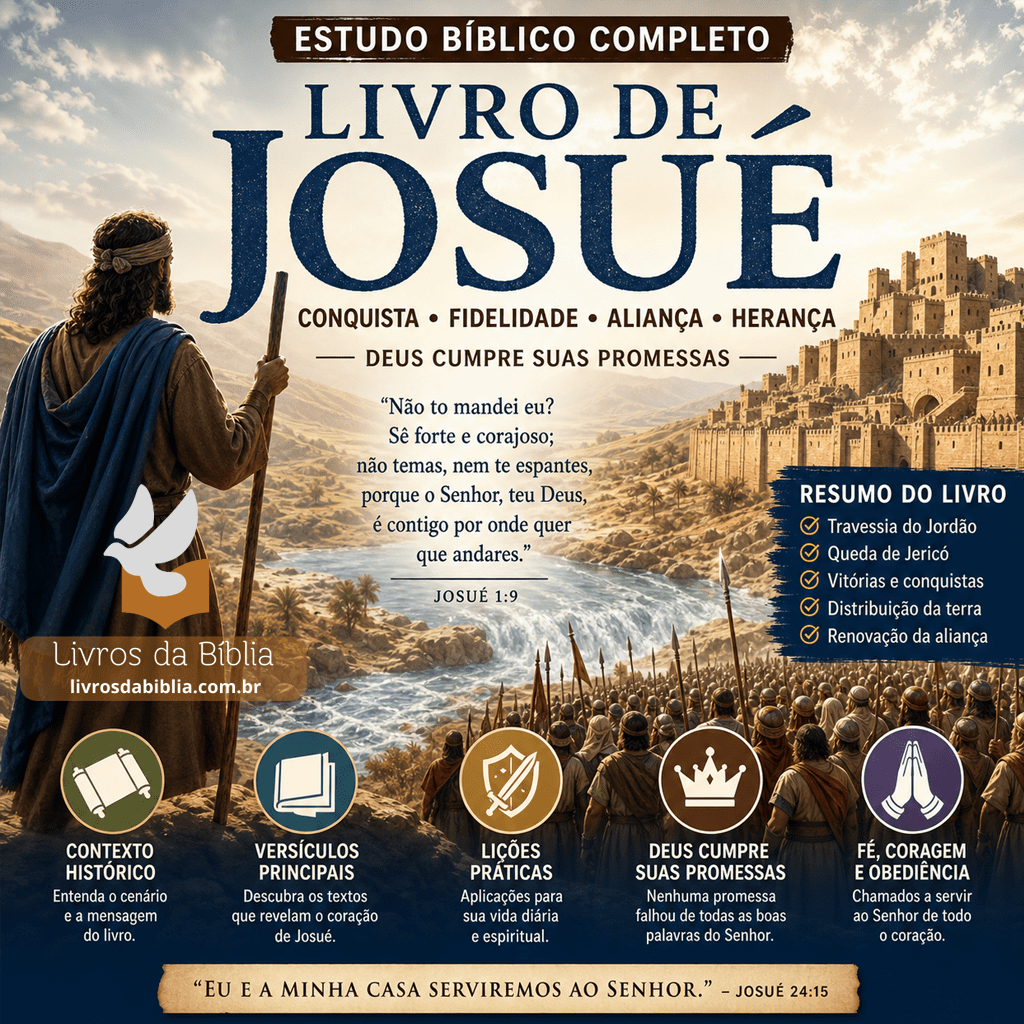 Livro de Josué: estudo bíblico completo