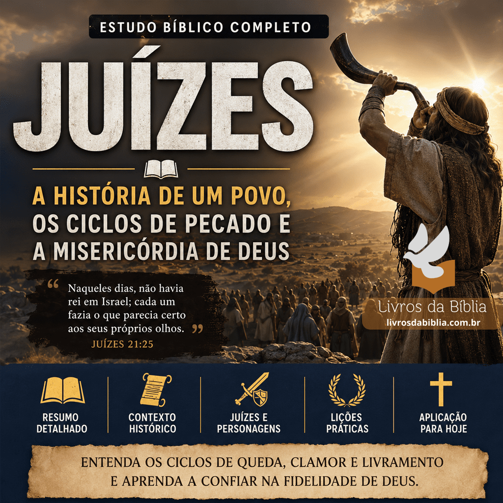 Livro de Juízes: estudo bíblico completo