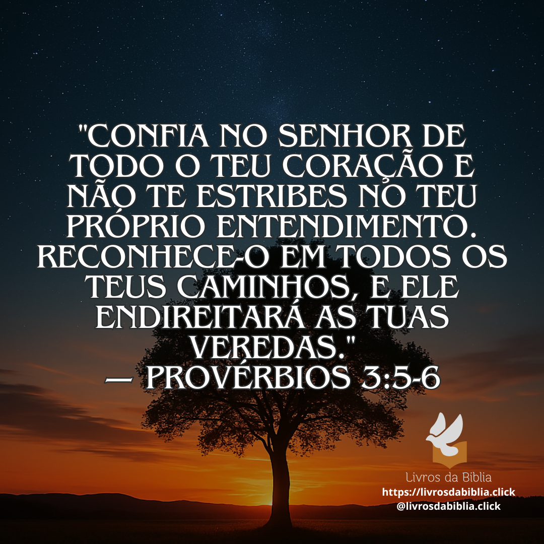 Imagem de uma mensagem Bíblica de Provérbios 35-6