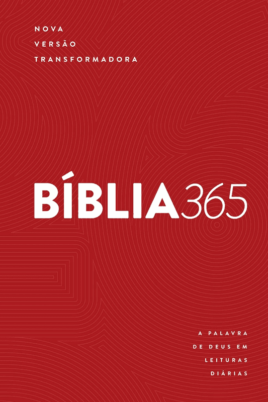 Bíblia 365 NVT Vermelha: Nova Versão Transformadora